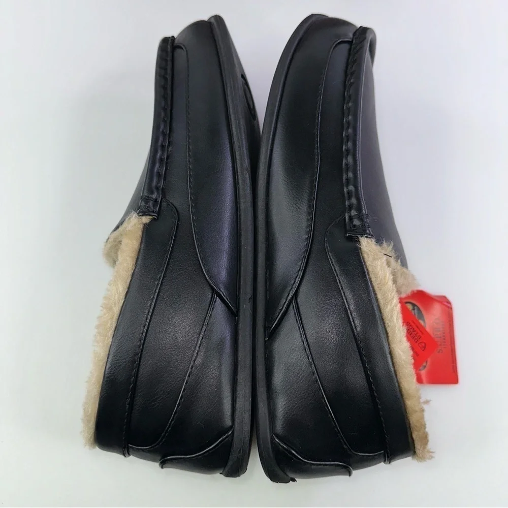 Deer Stags Men's Spun Slipper Black Size 9M - Picture 3 of 9